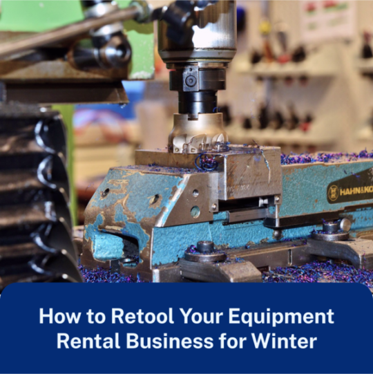 Prepare equipment rentals winter